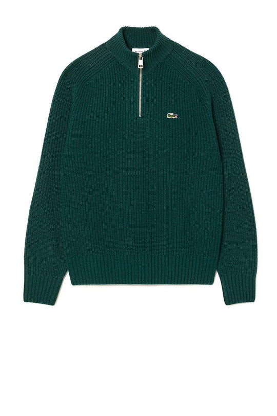 Maglione Zip In Lana