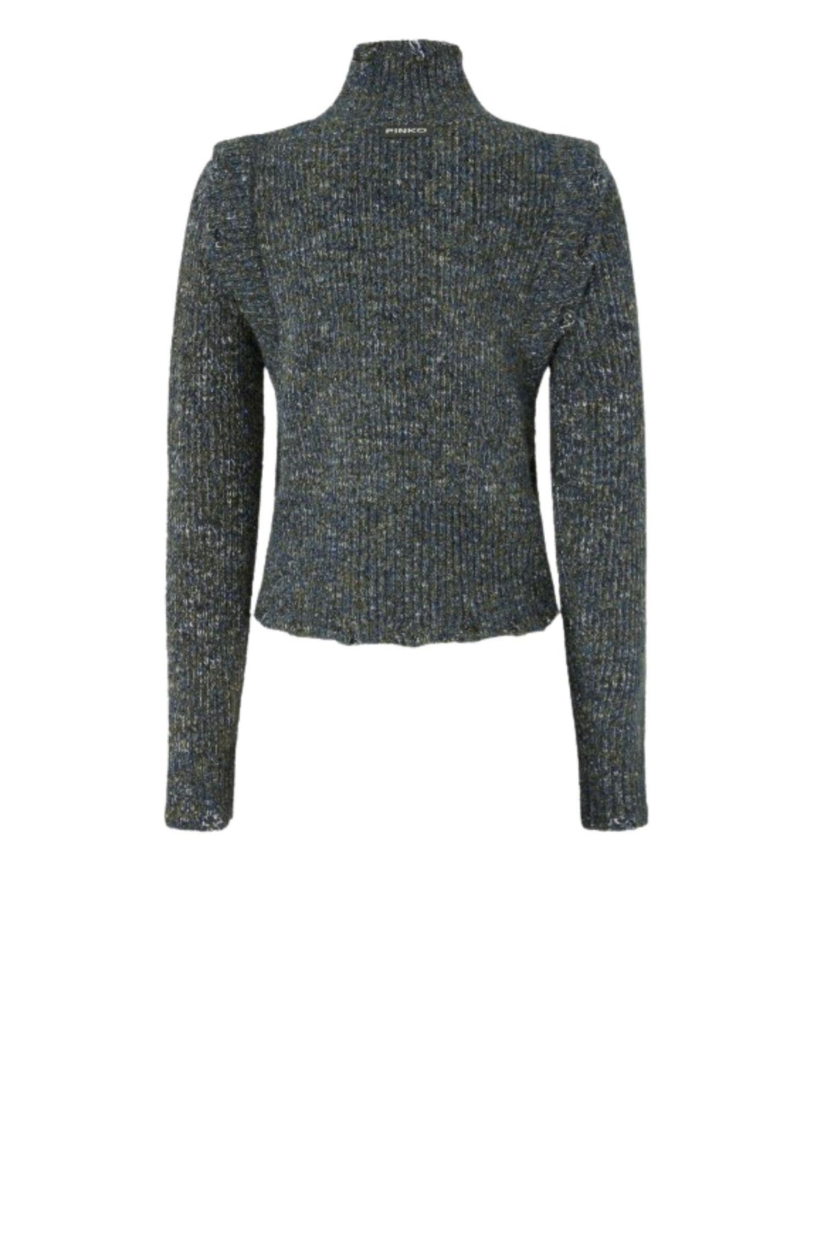  Pinko Dolcevita In Maglia A Trecce Multicolor Grigio Woman - 4