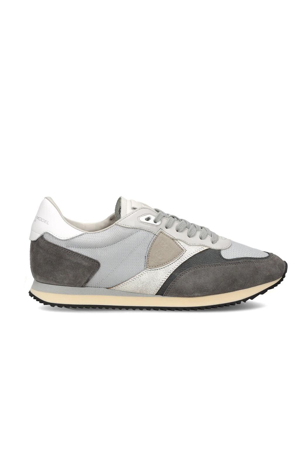  Philippe Model Sneaker Blville Mondial Gris Uomo - 1