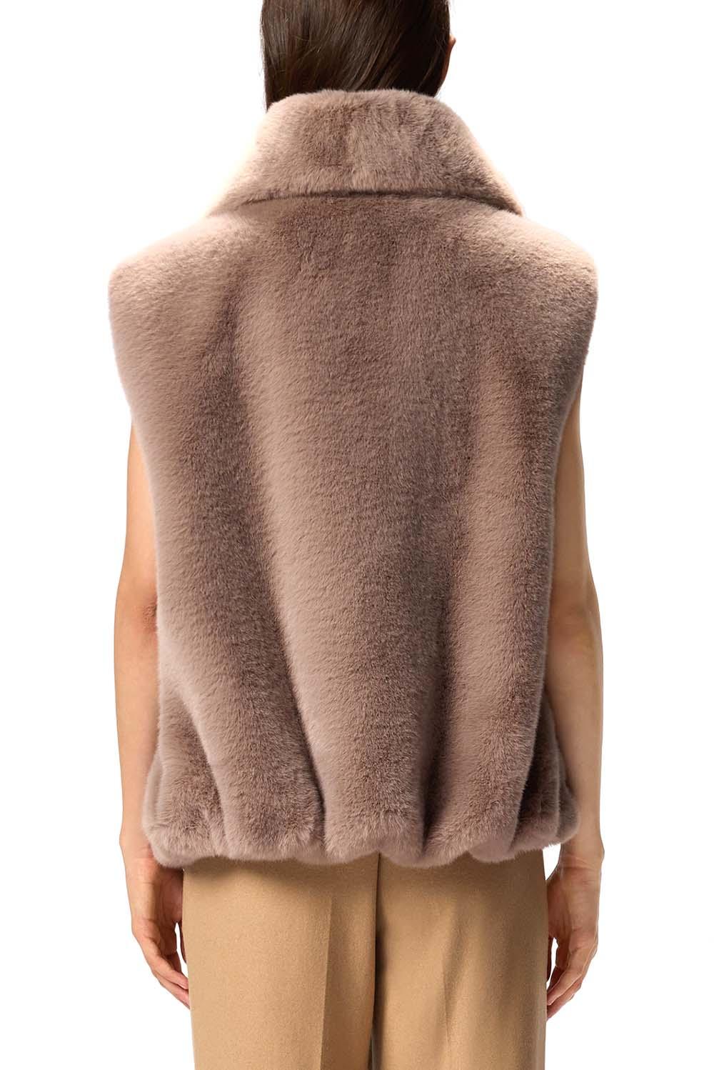  Pinko Gilet Deyn Beige Woman - 3