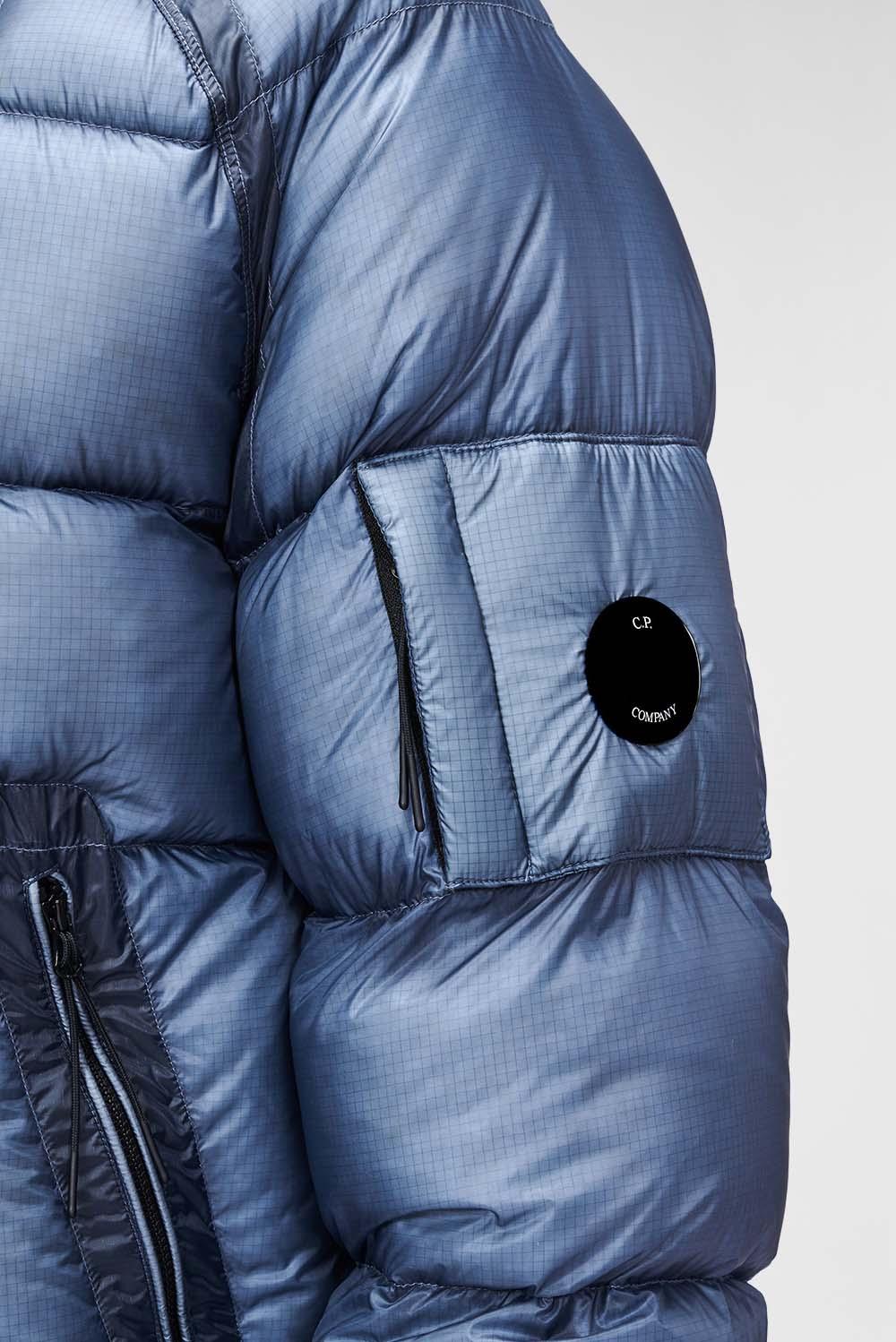  Cp Company Shell Hooded Down Jacket Dusty Uomo - 3