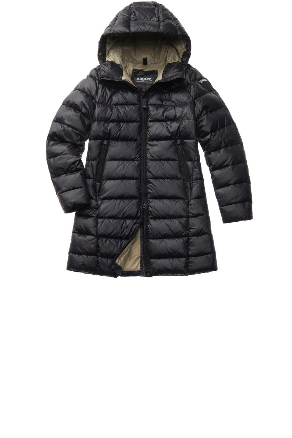  Blauer Piumino Adelaide Nero Woman - 1