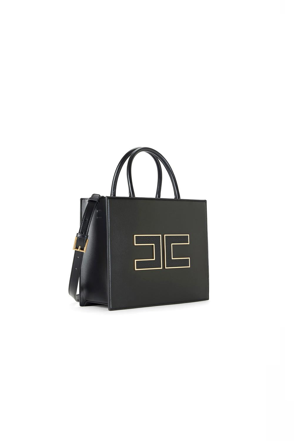  Elisabetta Franchi Tote Small Nero Woman - 2