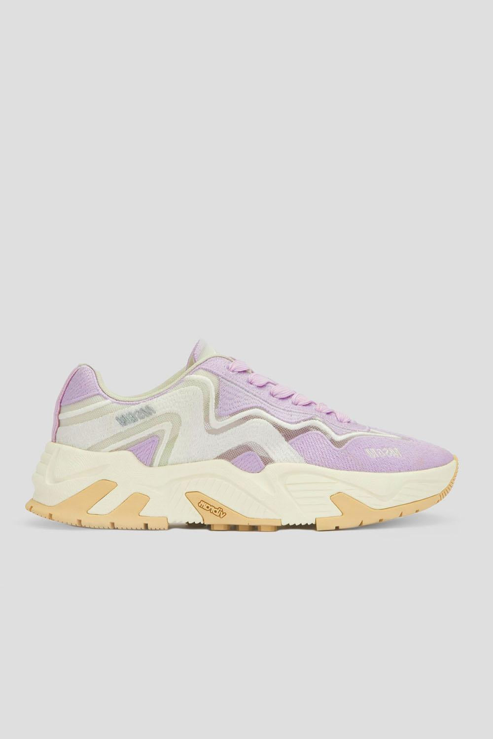  Msgm Sneakers Vortex Pink/off White Woman - 1
