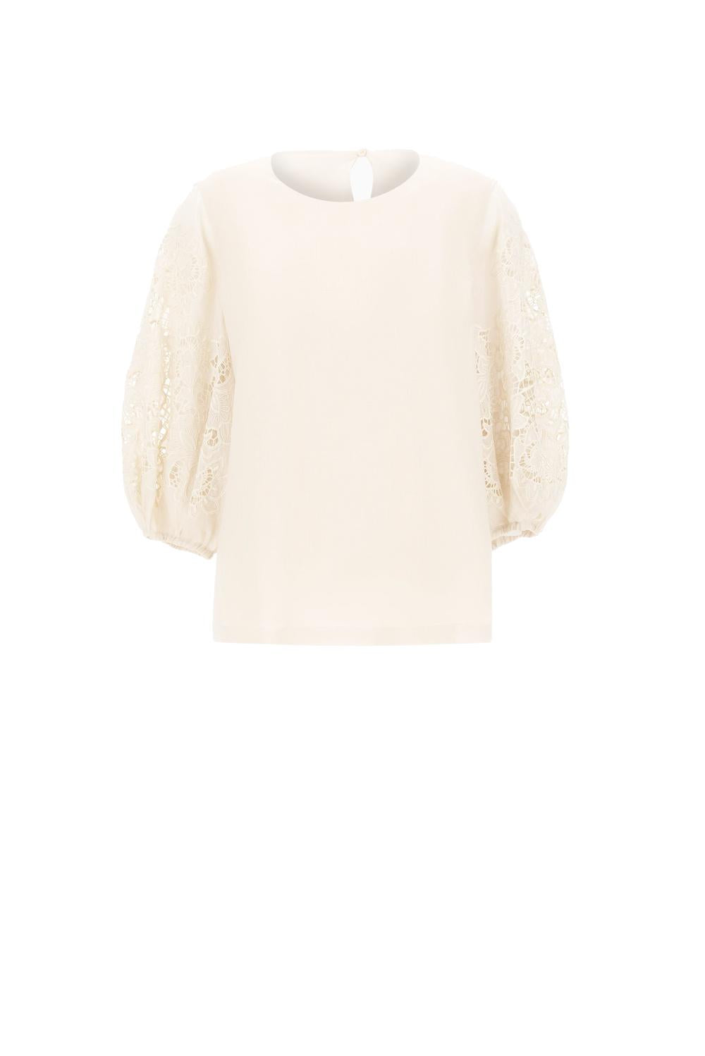  Max Mara Top Mstordine Bianco Woman - 1