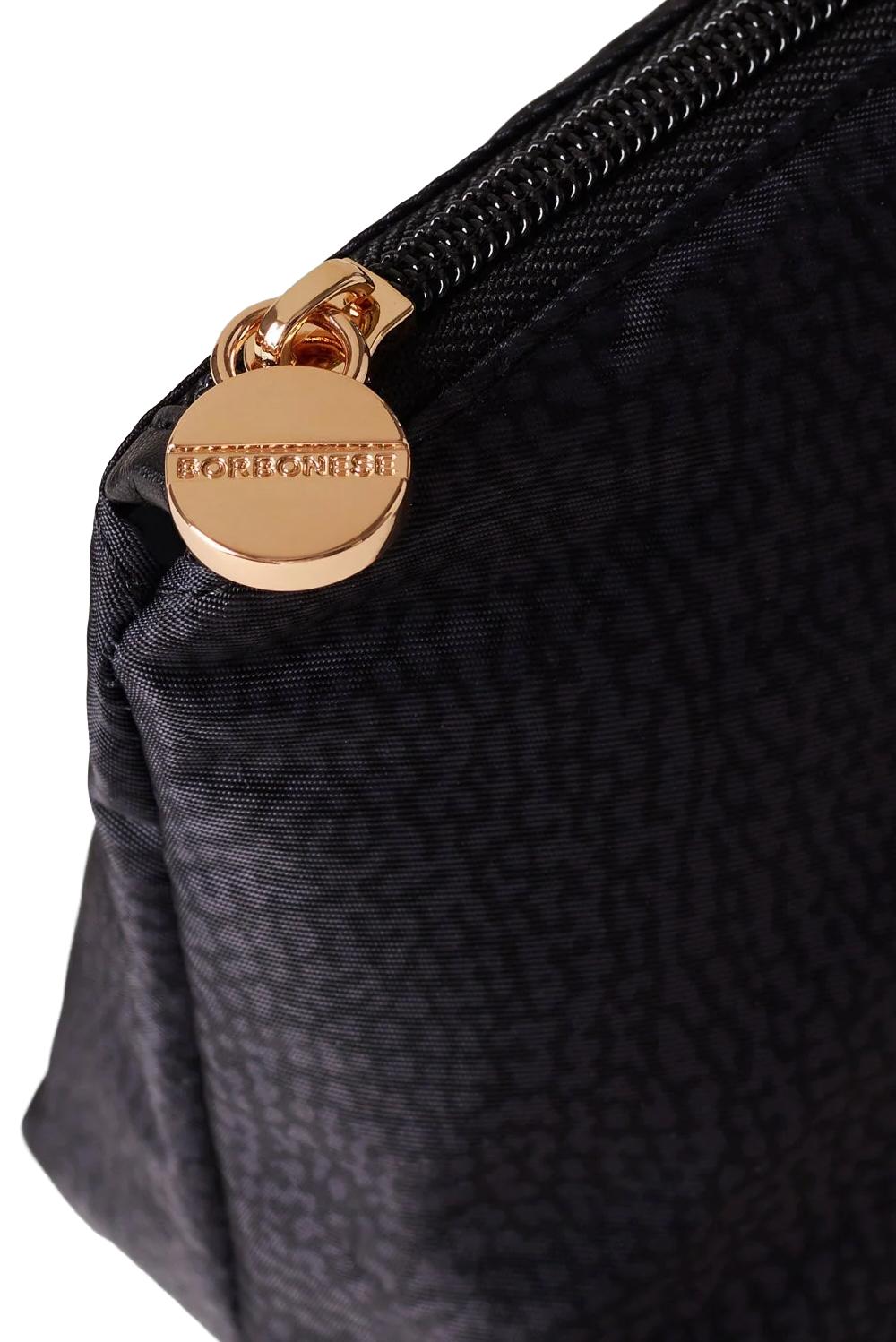  Borbonese Pochette Portaoggetti Classica Medium Nero Woman - 3