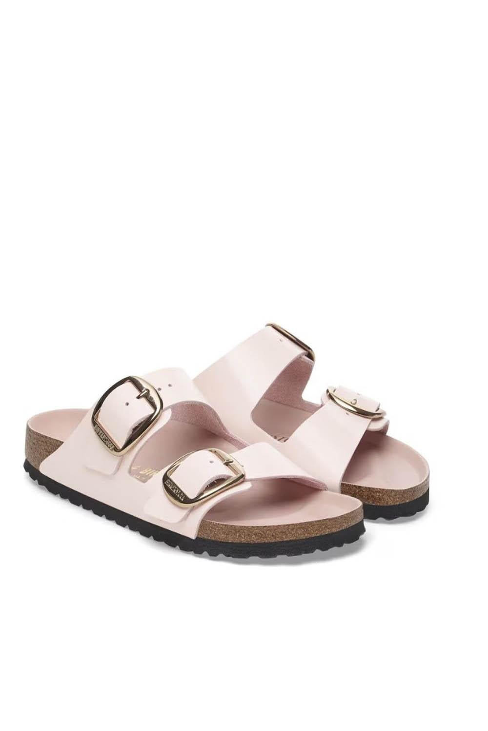  Birkenstock Arizona Big Buckle Shine Light Rose Woman - 5