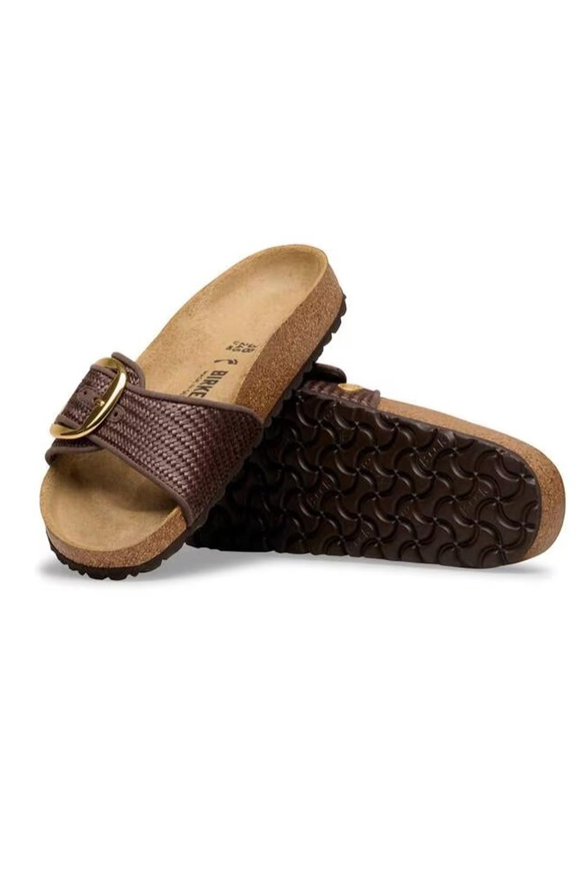  Birkenstock Madrid Eva Big Buckle Raffia Carafe Woman - 3