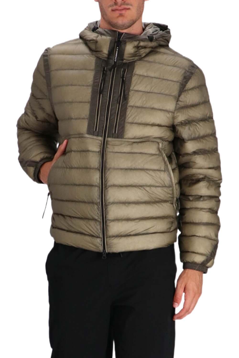  Cp Company Giacca Goggle Down Jacket Fallen Rock Uomo - 2