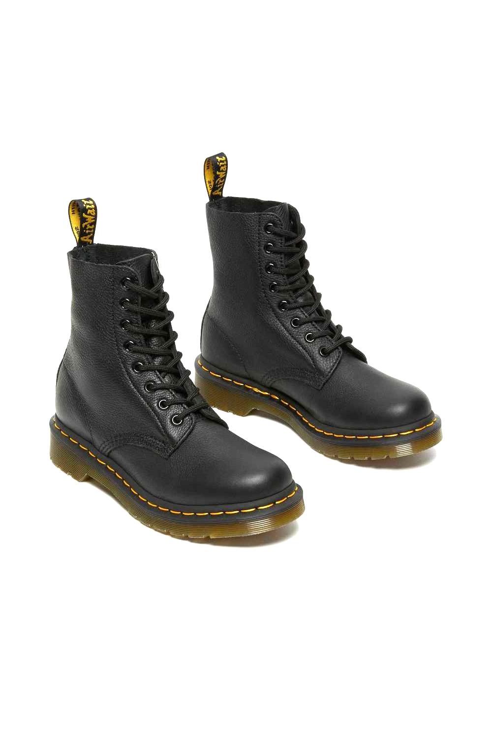  Dr. Martens Anfibio 1460 Pascal Black Virginia Woman - 3