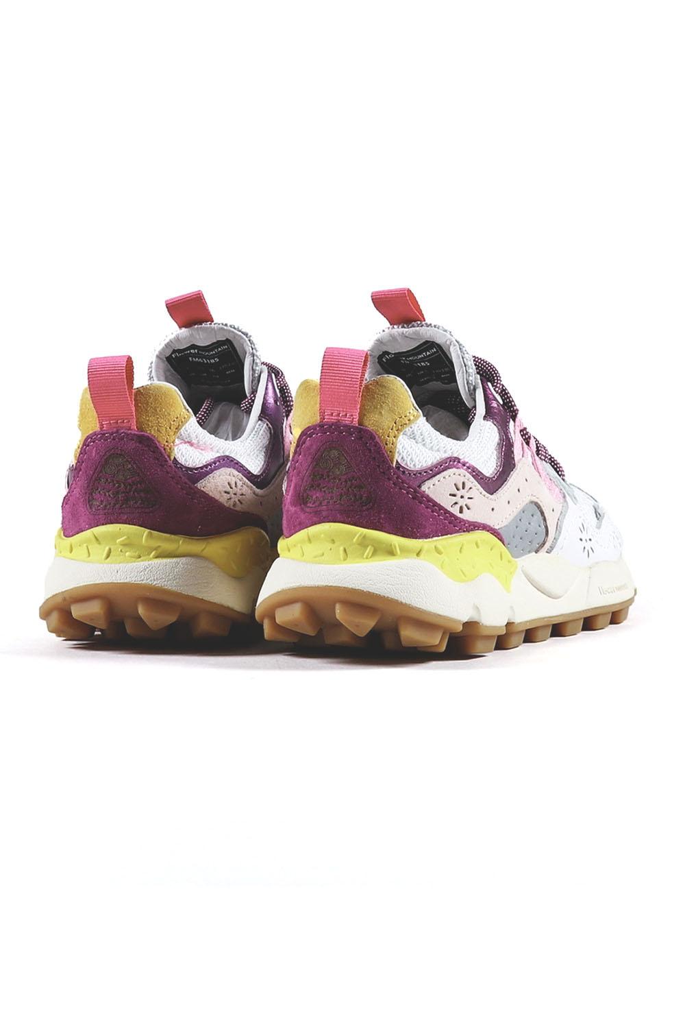  Flower Mountain Sneakers Yamano 3 White Pastel Multi Woman - 3
