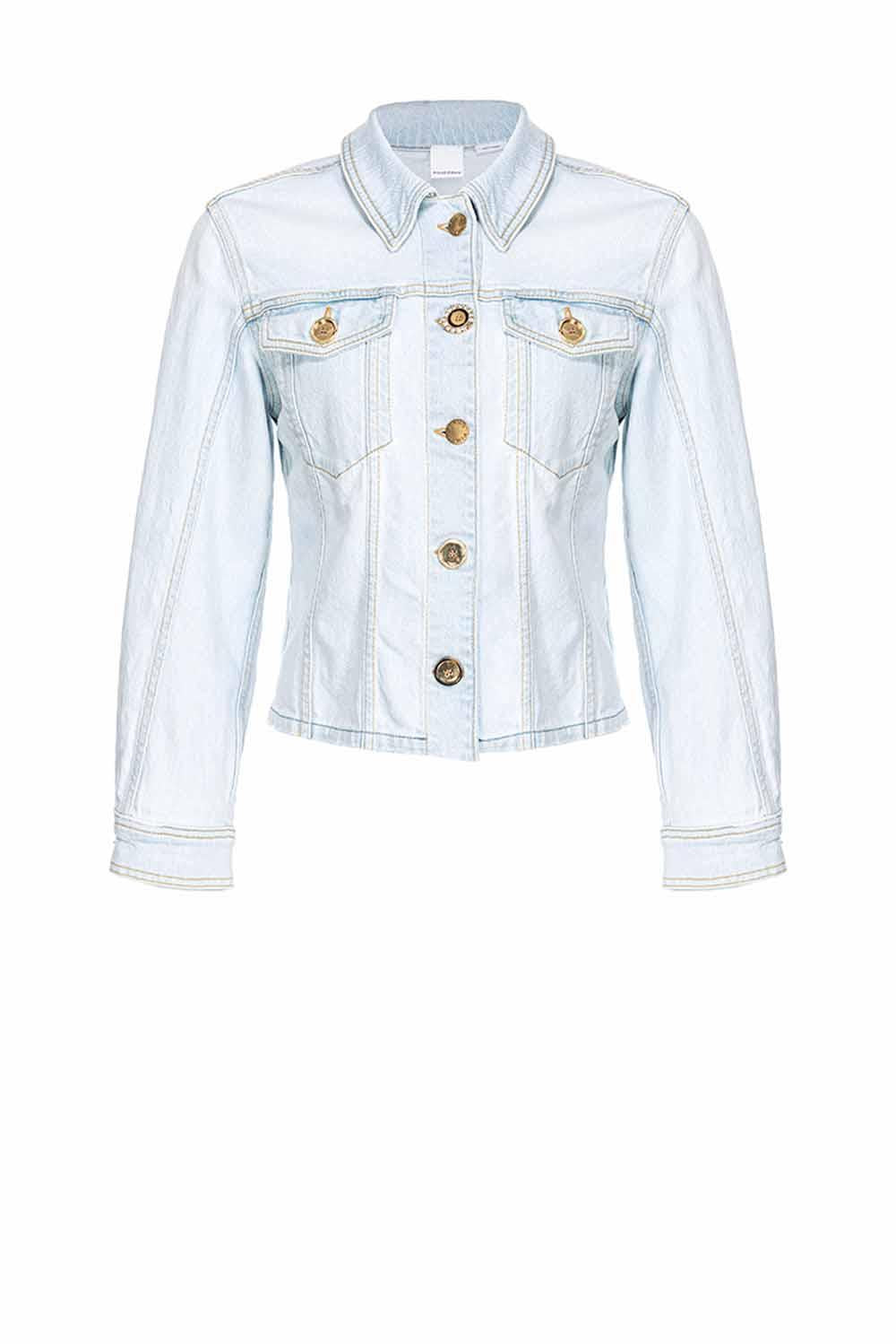  Pinko Giubbino In Denim Bleach Woman - 1