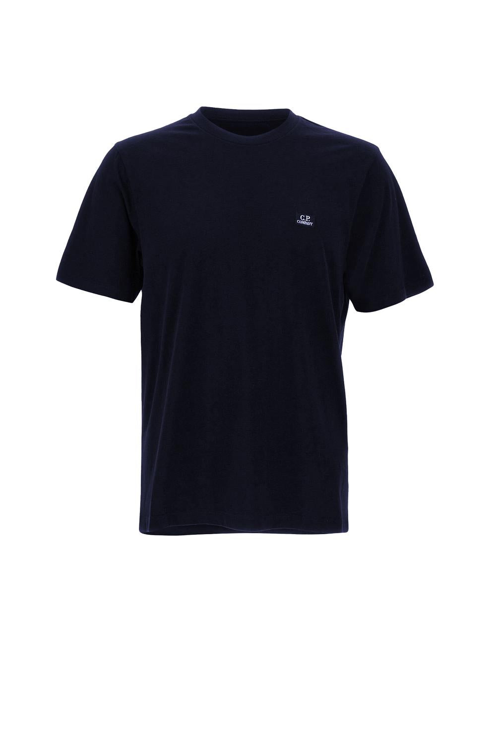  Cp Company C.p. Company T-shirt Logo Patch Total Eclipse Uomo - 1
