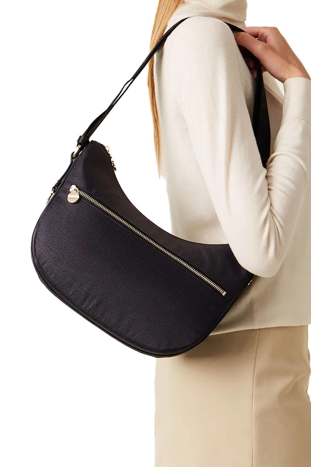  Borbonese Luna Bag Small Nero Woman - 4