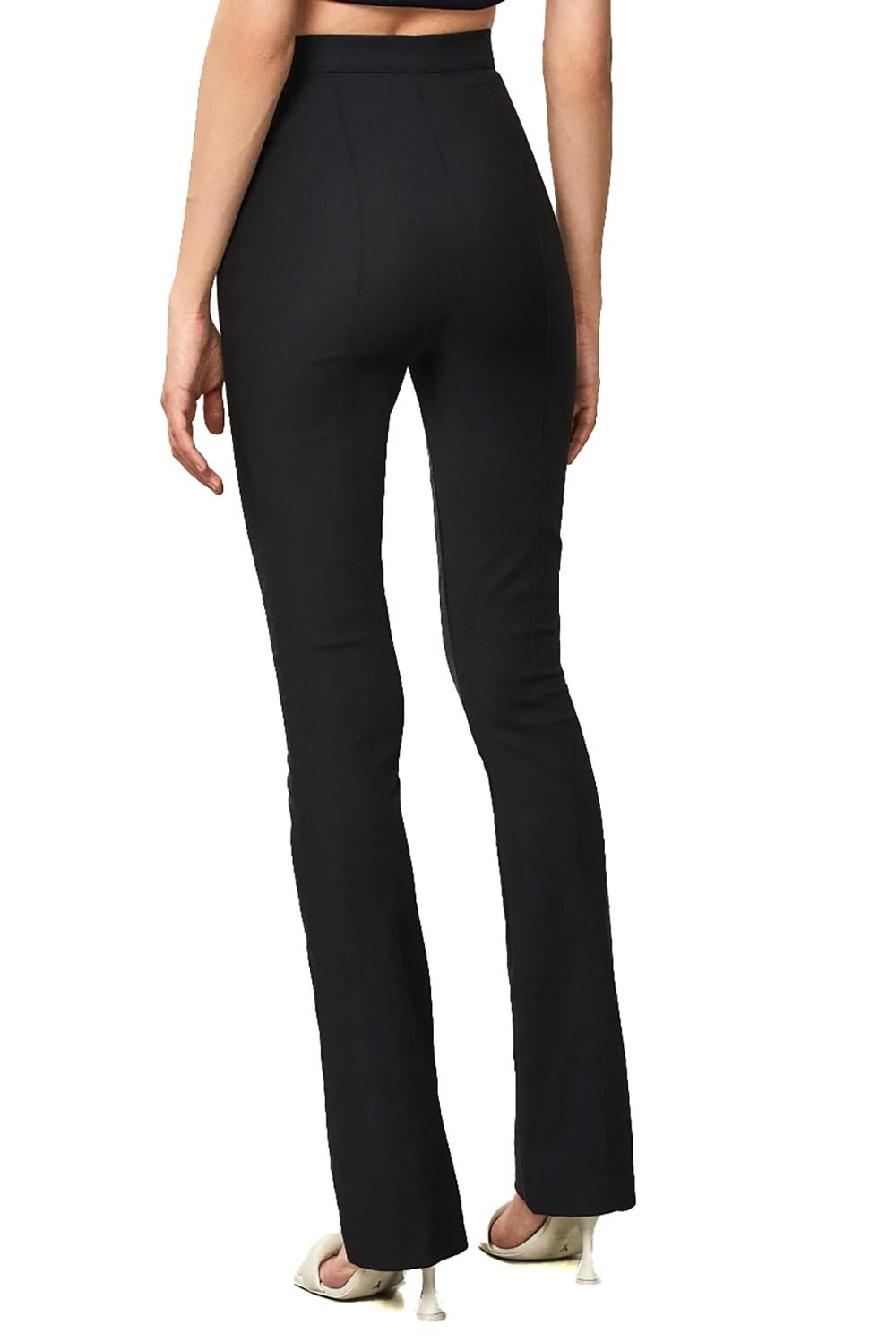  Patrizia Pepe Slim Flare Trousers Nero Woman - 3
