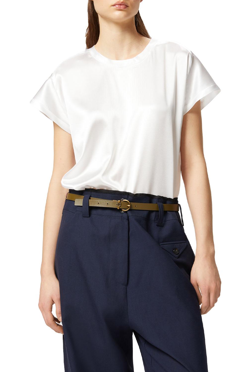  Pinko Blusa Farida Bianco Woman - 2