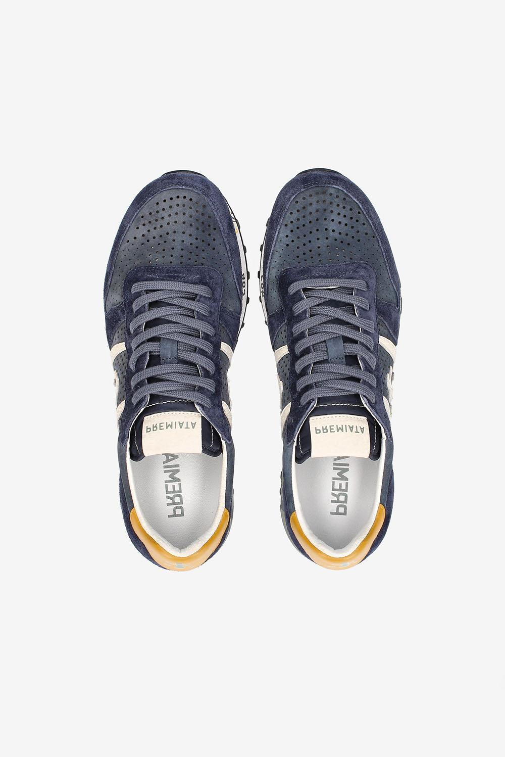  Premiata Sneakers Eric Navy Uomo - 2