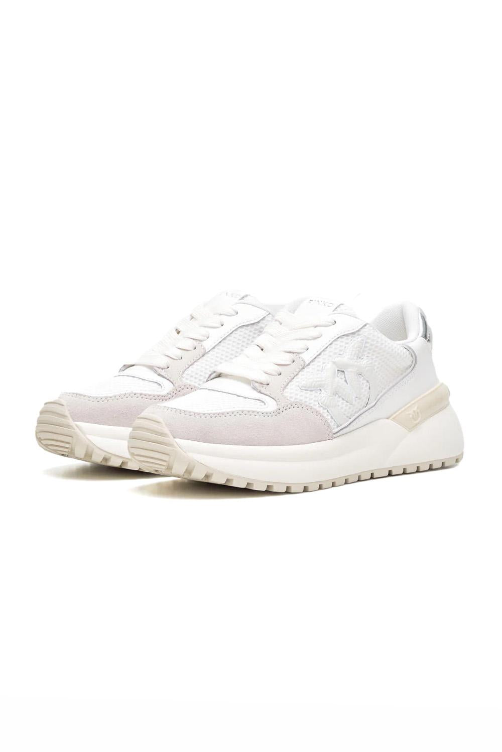  Pinko Sneakers Gem White Woman - 2