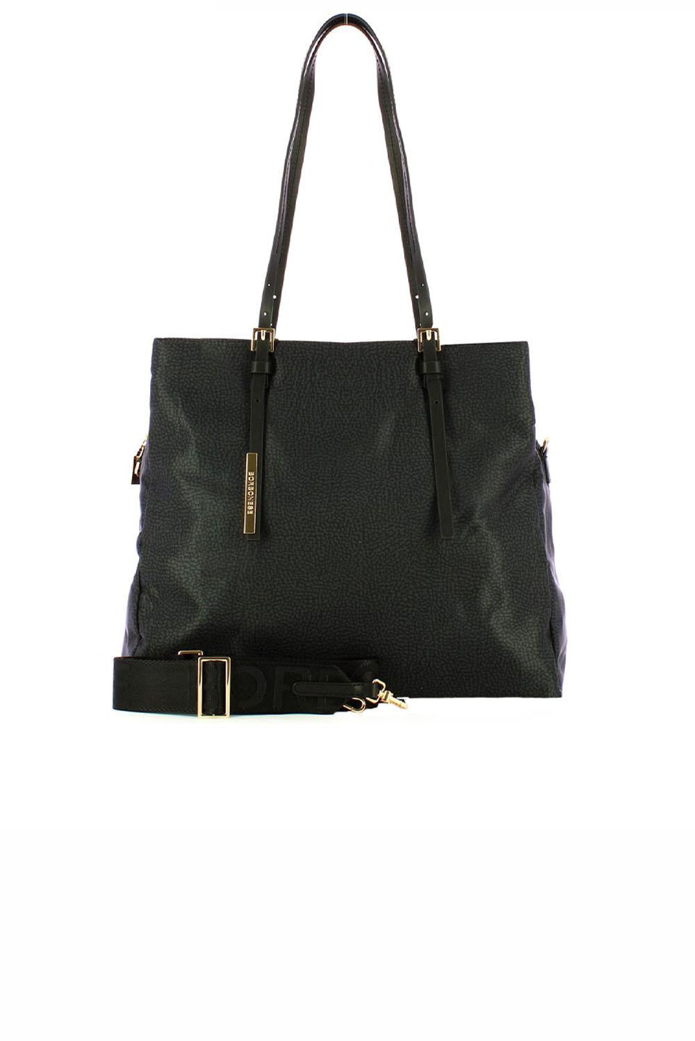  Borbonese Shopper Hobo Large Nero Woman - 4