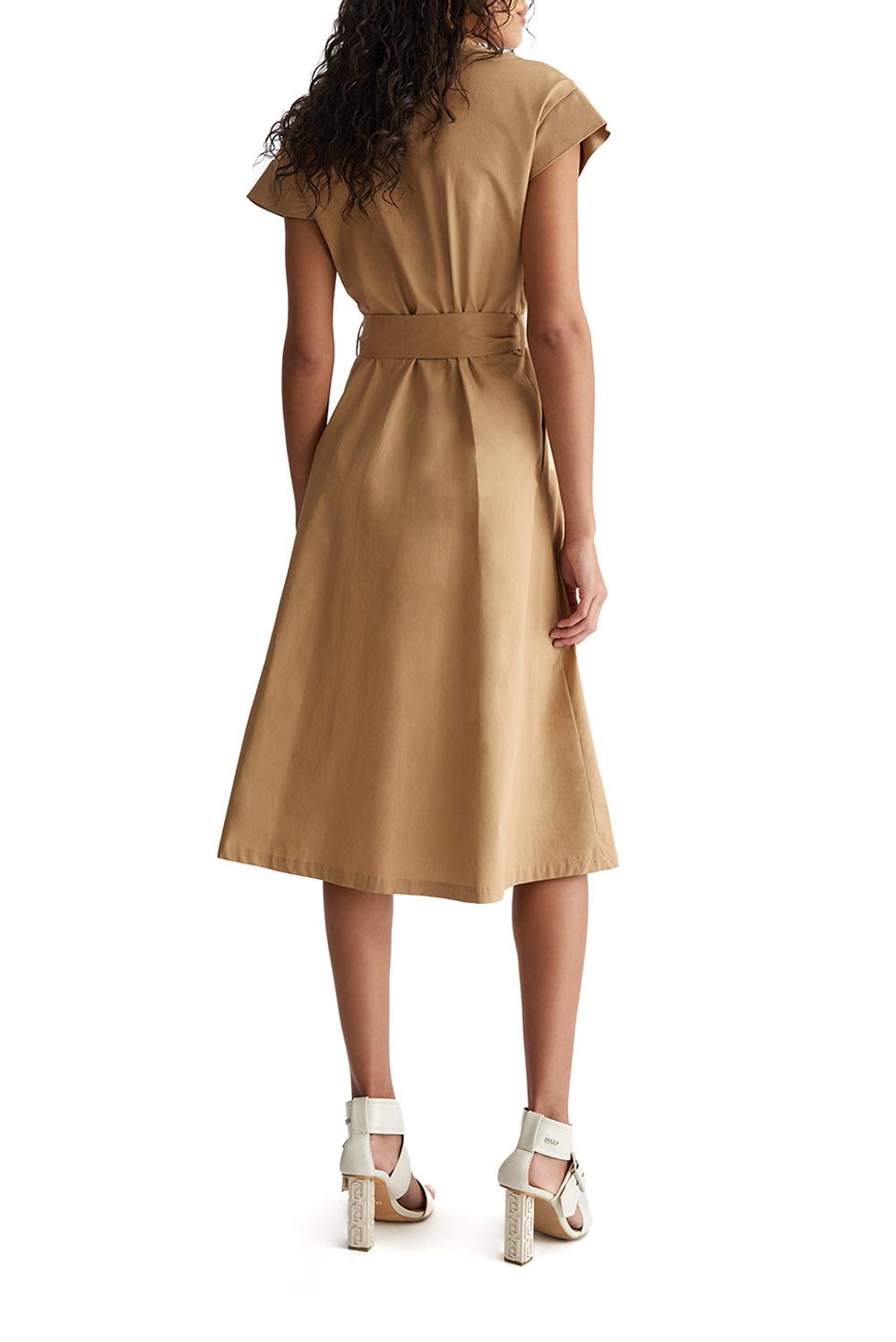  Liu Jo Shirt Dress Camel Woman - 3