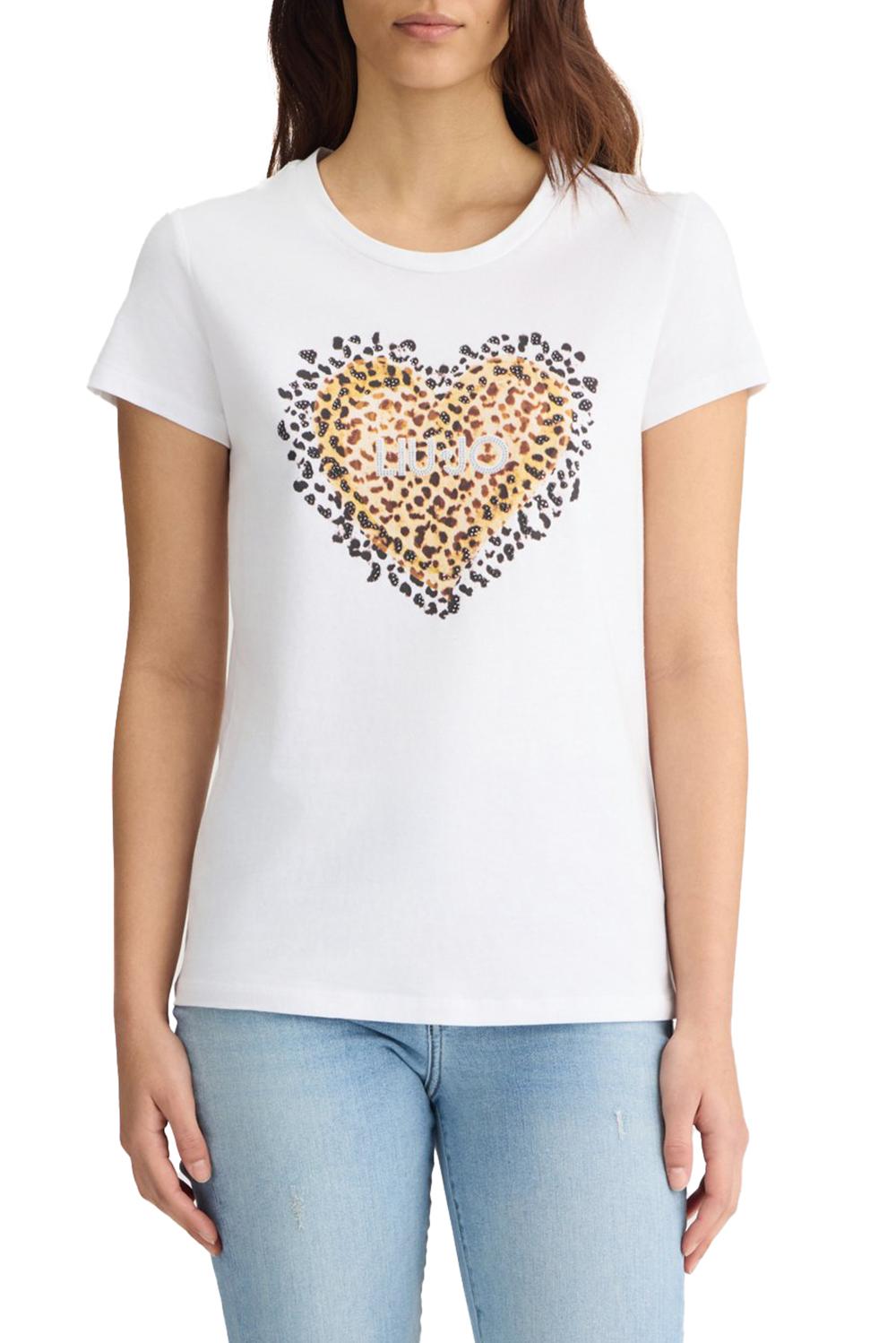  Liu Jo T-shirt Con Stampa Bianco Woman - 2
