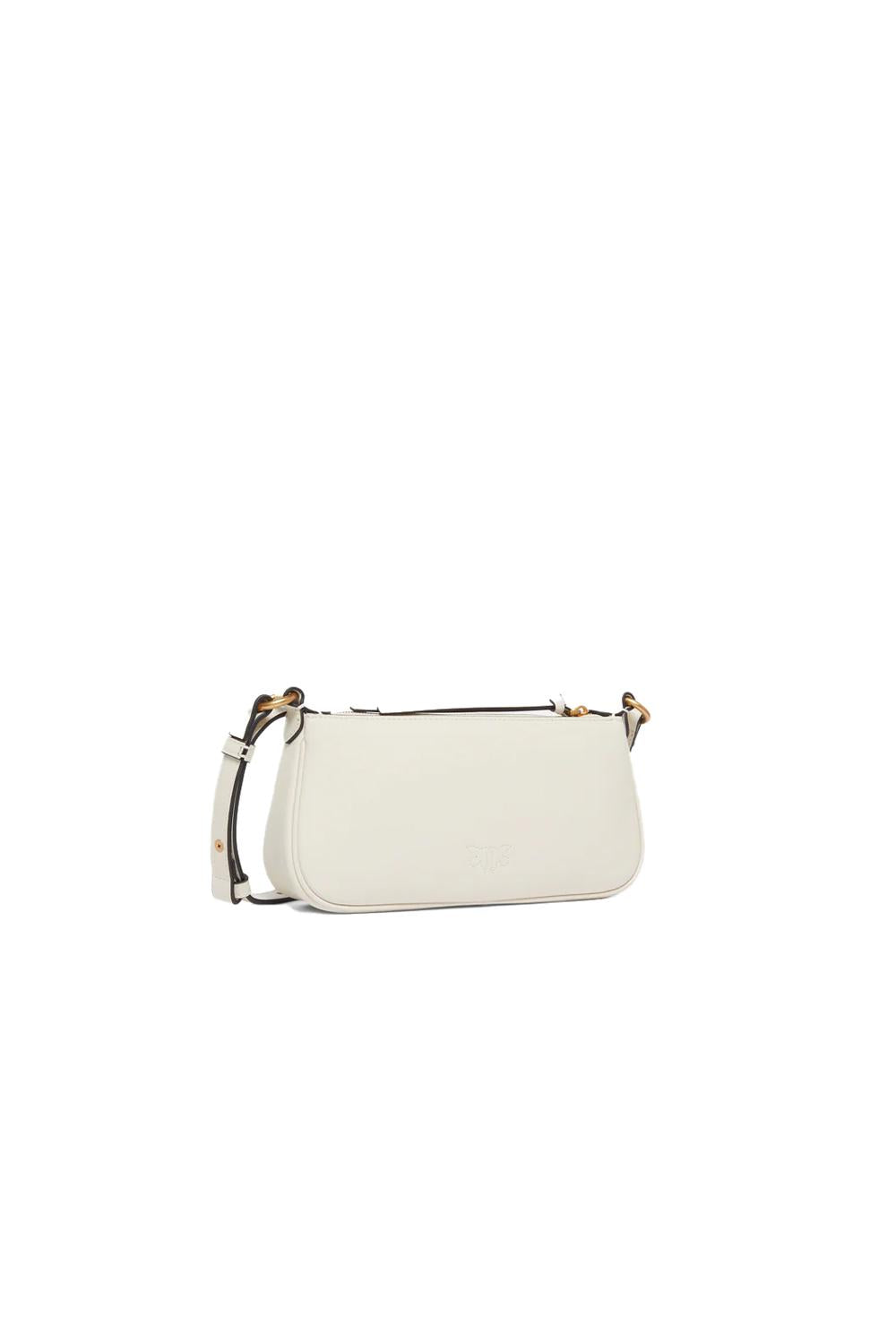  Pinko Half Moon Horizontal Mini Bianco Woman - 2