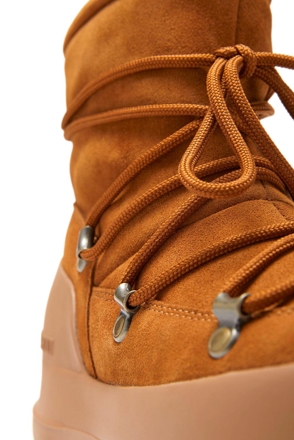  Moon Boot Luna In Camoscio Cognac Woman - 4