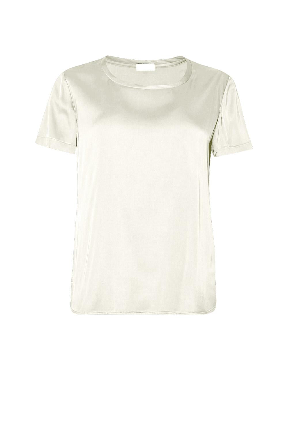  Liu Jo Satin T-shirt Ivoire Woman - 1