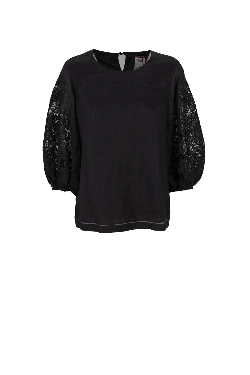  Max Mara Top Mstordine Nero Woman - 2