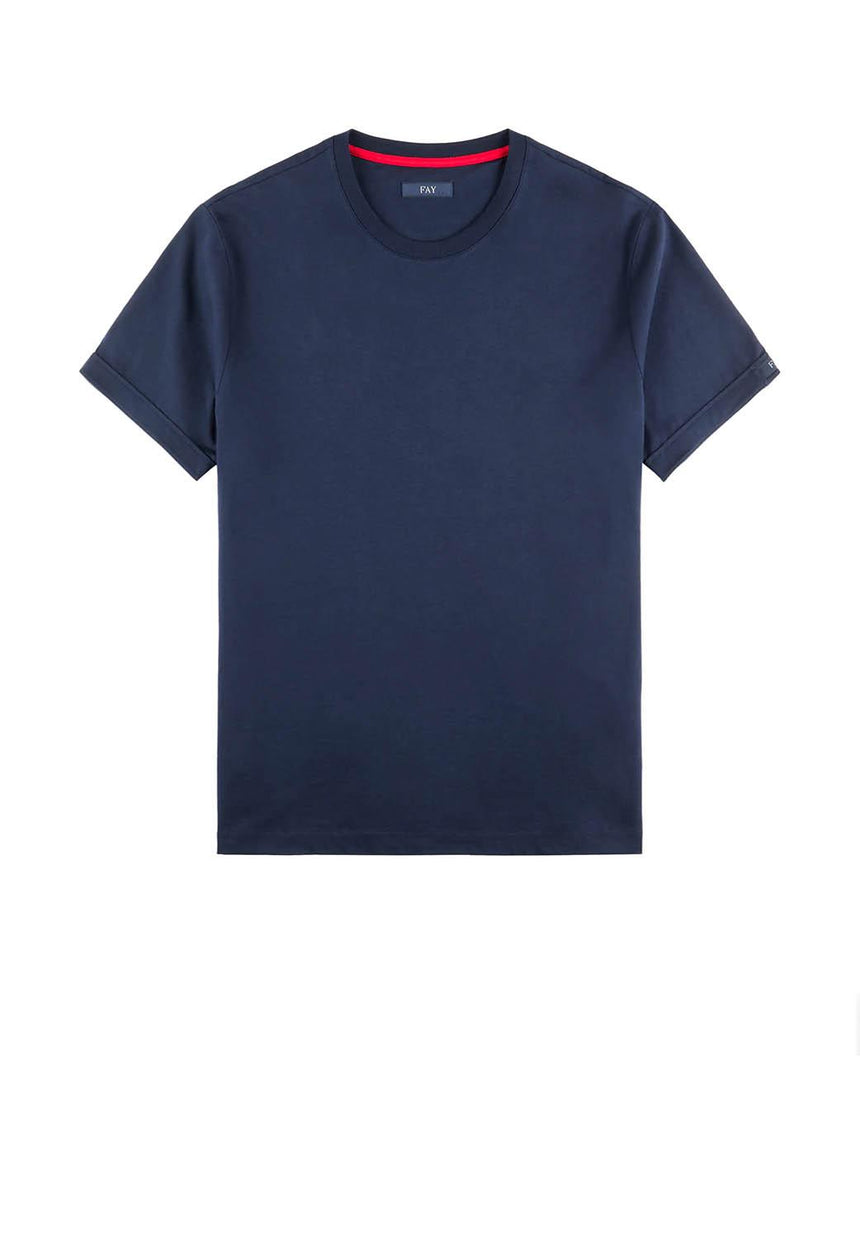  T-shirt In Cotone Fay Uomo Biro