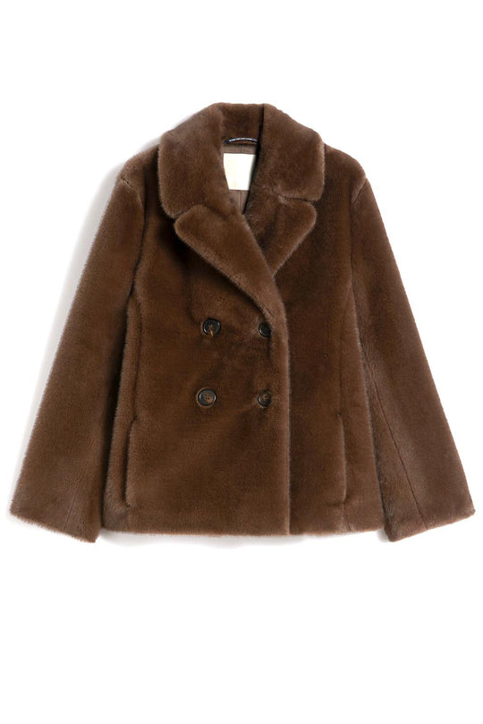 Max Mara Giacca Doppiopetto Ecofur