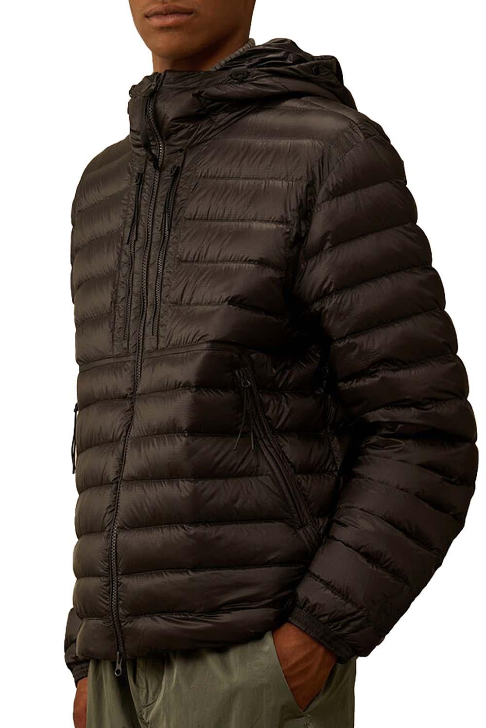  Cp Company Giacca Goggle Down Jacket Black Uomo - 2