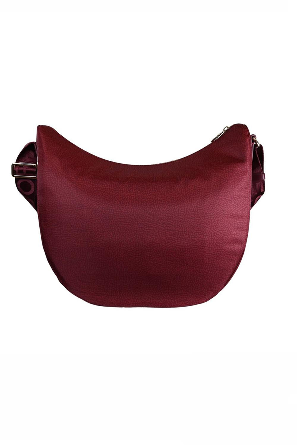  Borbonese Luna Bag Medium Merlot Woman - 4
