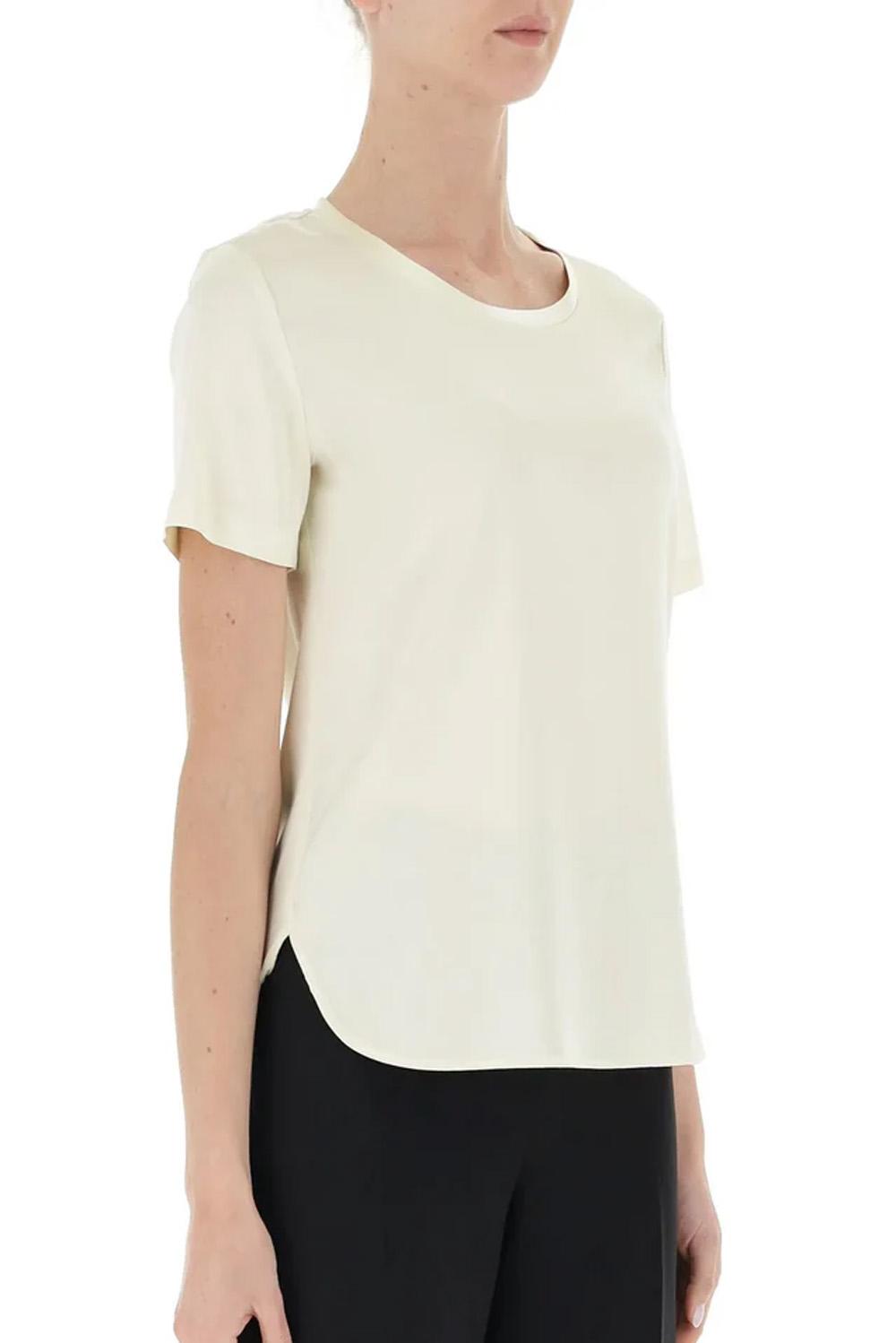  Liu Jo Satin T-shirt Ivoire Woman - 2