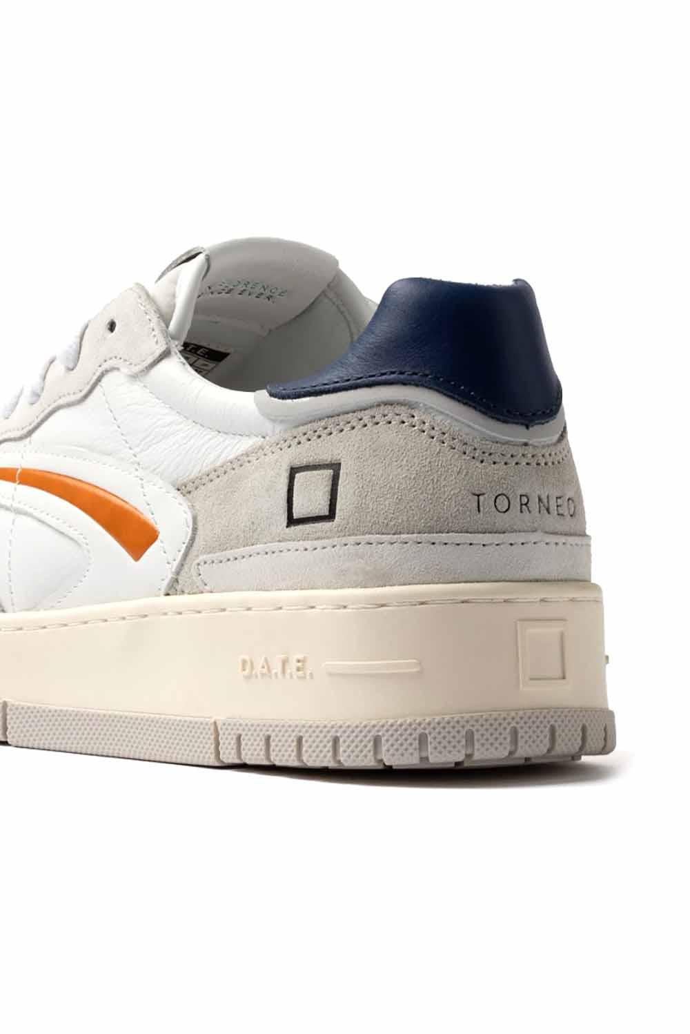  Date D.a.t.e. Sneakers Torneo White Blue Uomo - 4