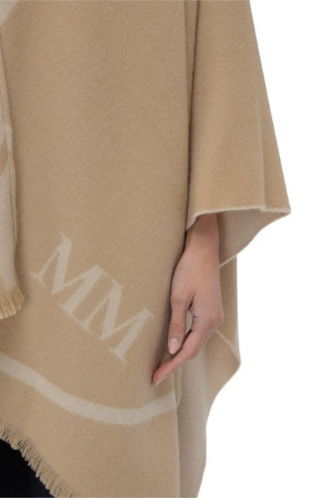 Max Mara Mantella Mm Giudea In Lana Beige Woman - 3