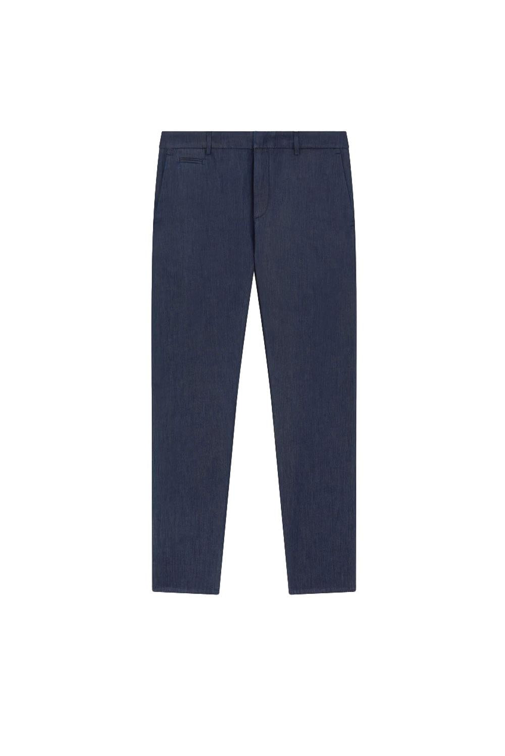  Dondup Pantalone Joe Carrot In Denim Fisso Blu Uomo - 1