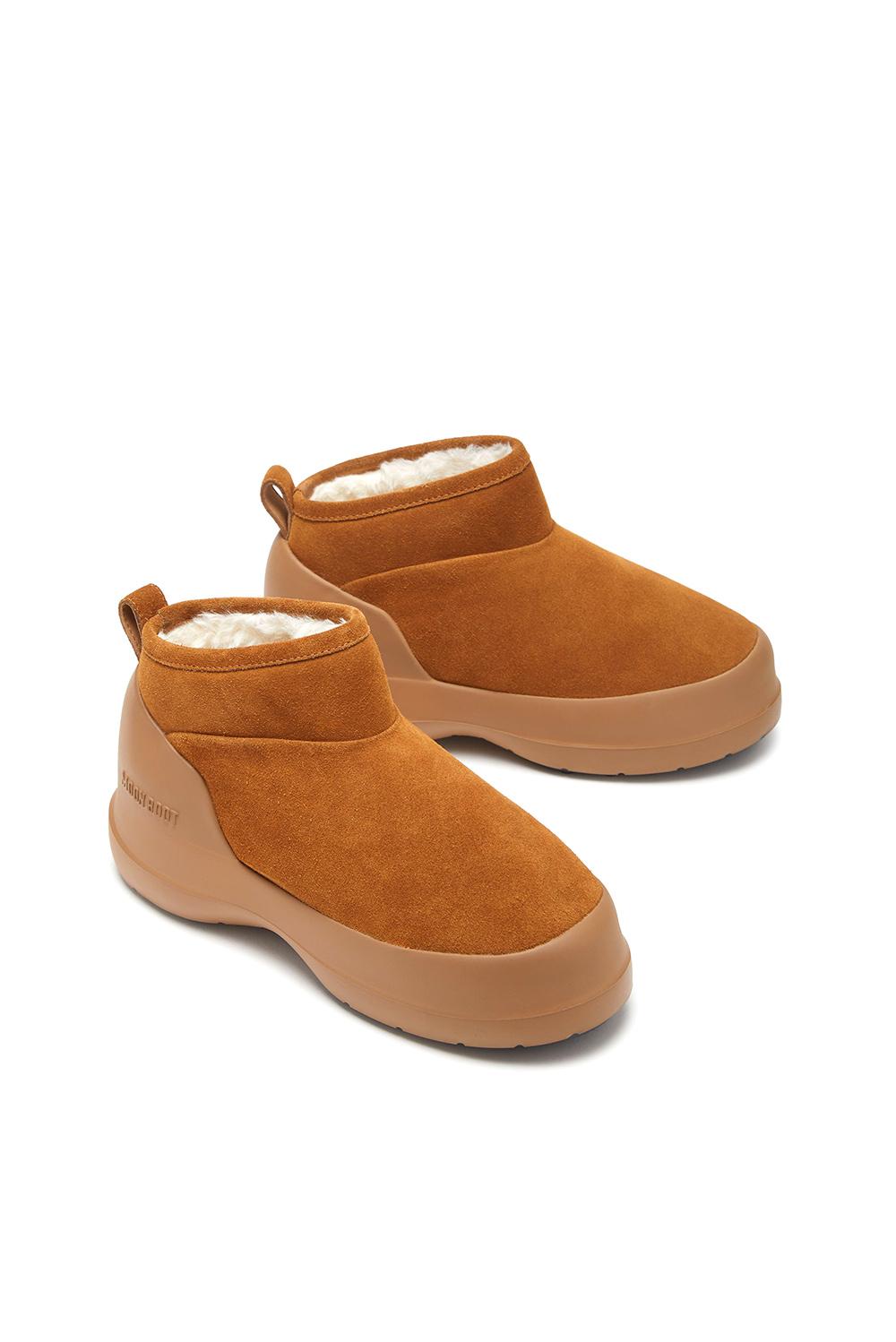  Moon Boot Luna In Camoscio Cognac Woman - 4