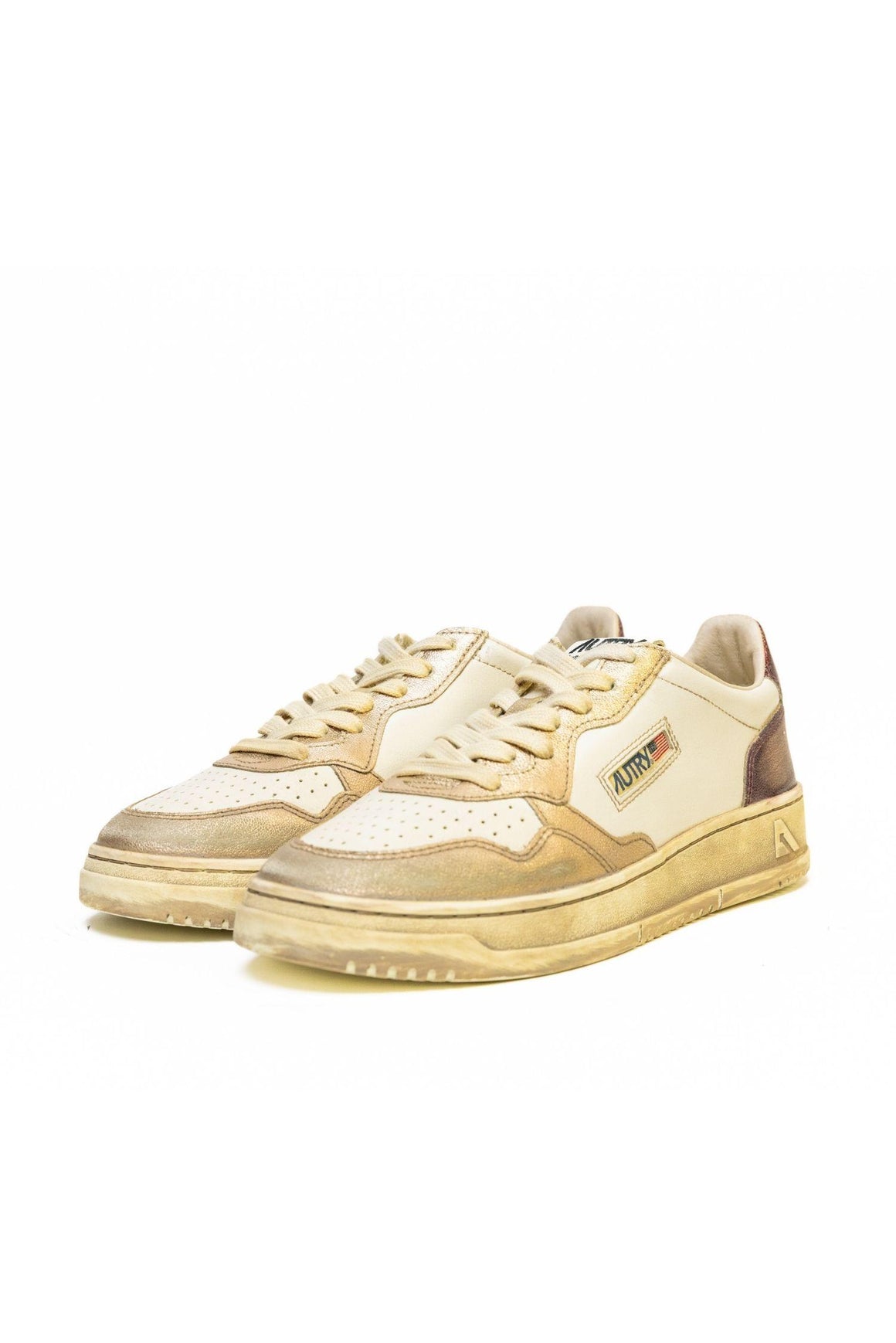  Autry Sneakers Medalist Low Vinted In Pelle Spazzolata Woman - 2