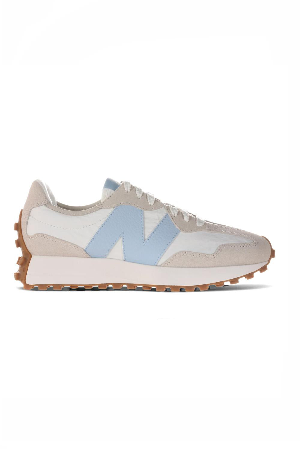  New Balance Sneaker 327 Timberwolf Light Blue Woman - 1