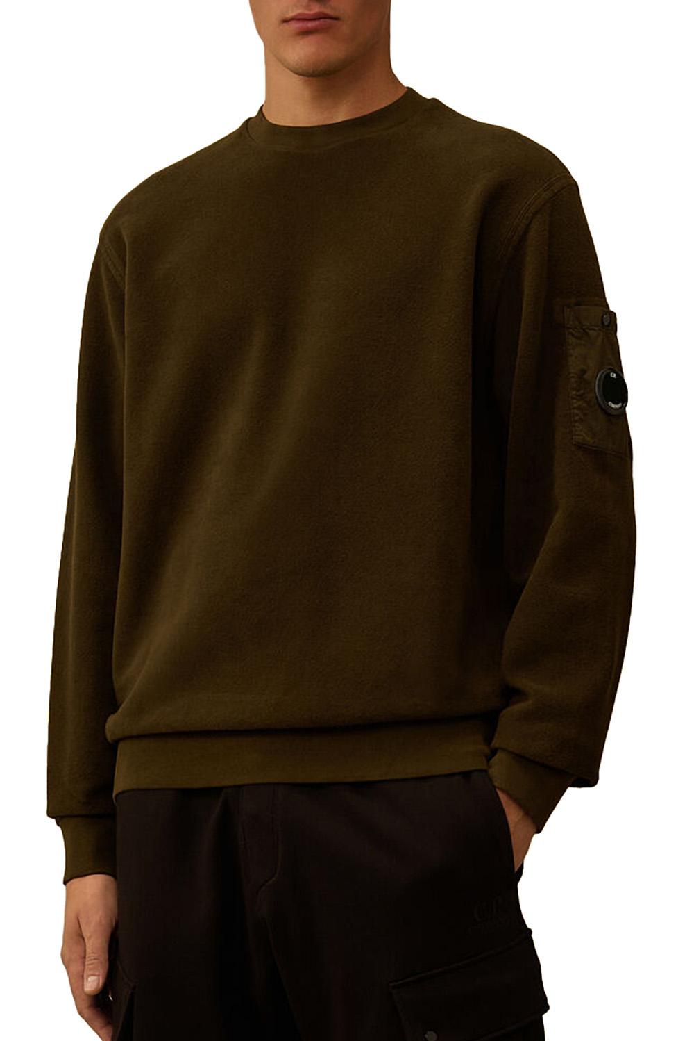  Cp Company Felpa Girocollo Ivy Green Uomo - 2