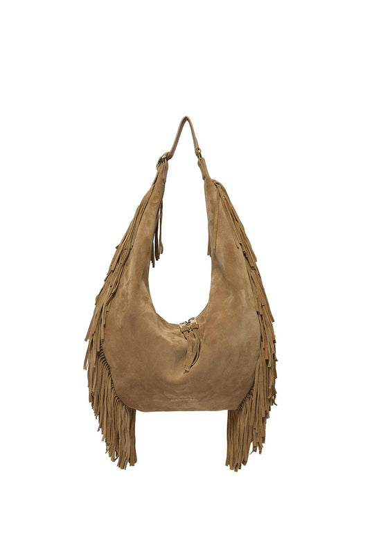 Orciani Borsa Isola Peach Fringe Small