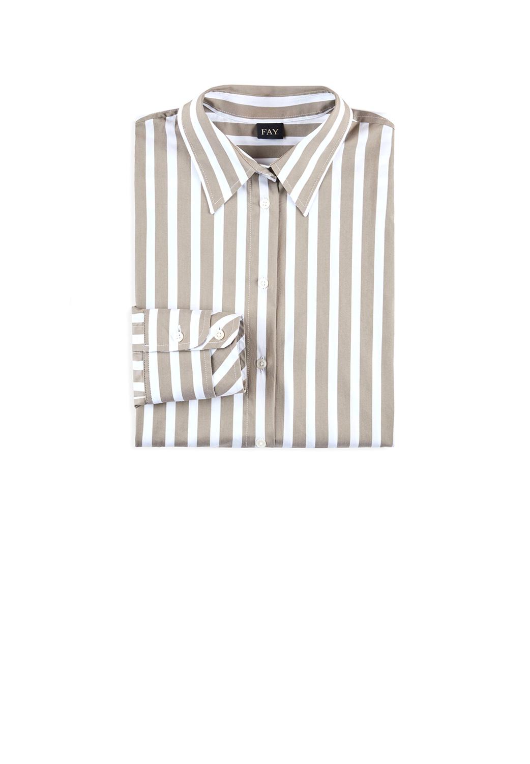  Fay Camicia Regular Oliva Woman - 1