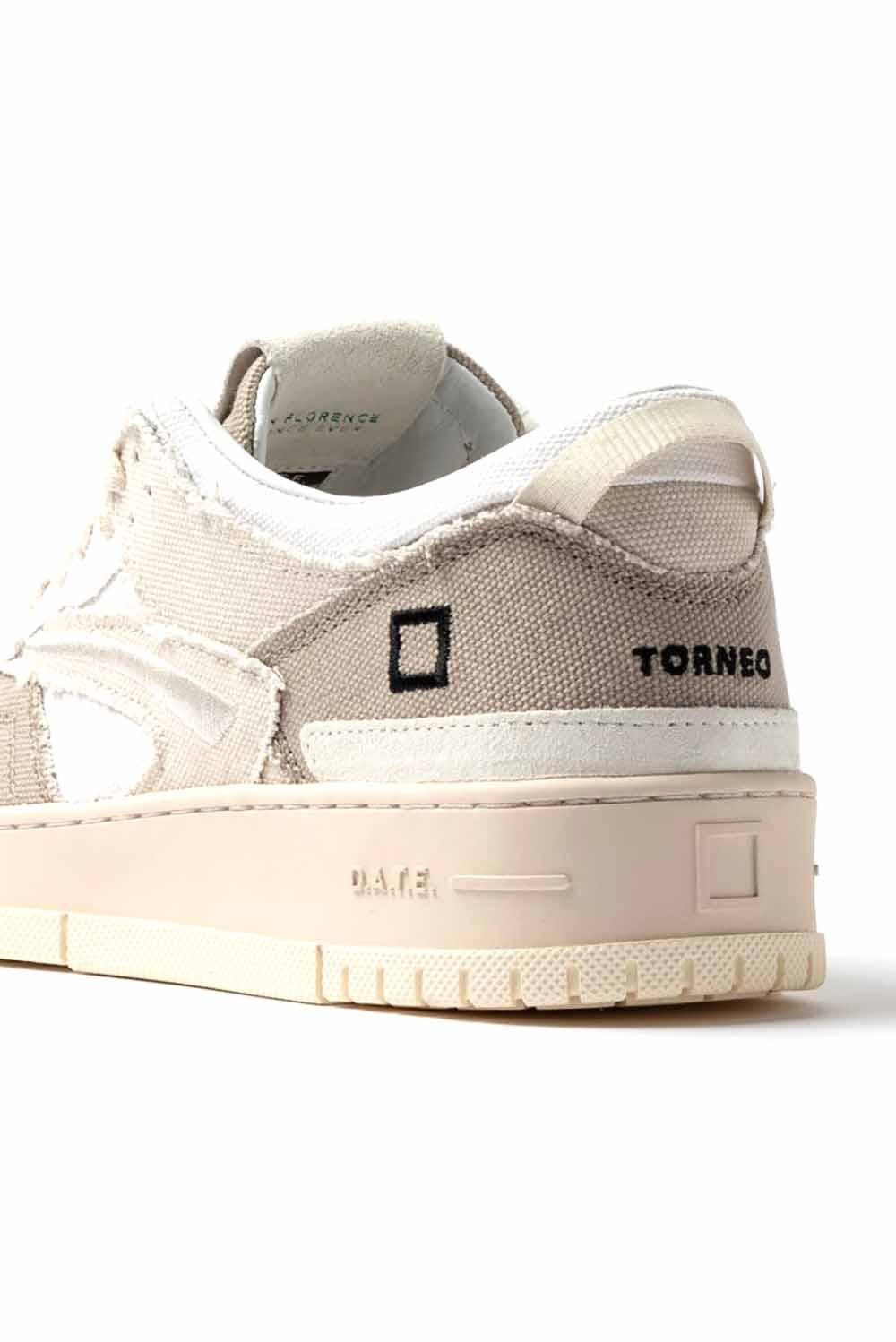  Date D.a.t.e. Sneakers Torneo Fringed Canvas Uomo - 3