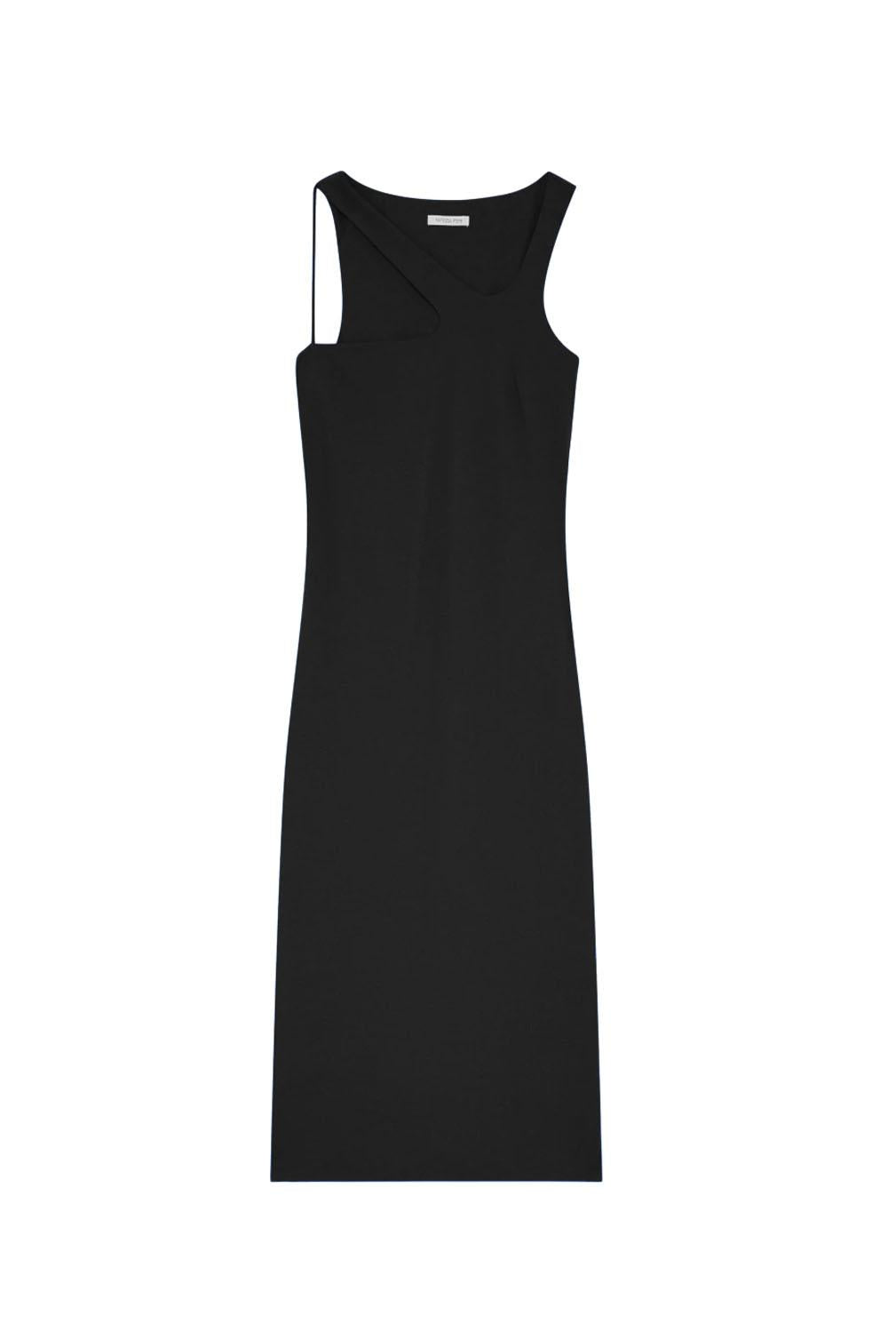  Patrizia Pepe Essential Sleeveless Dress Nero Woman - 1