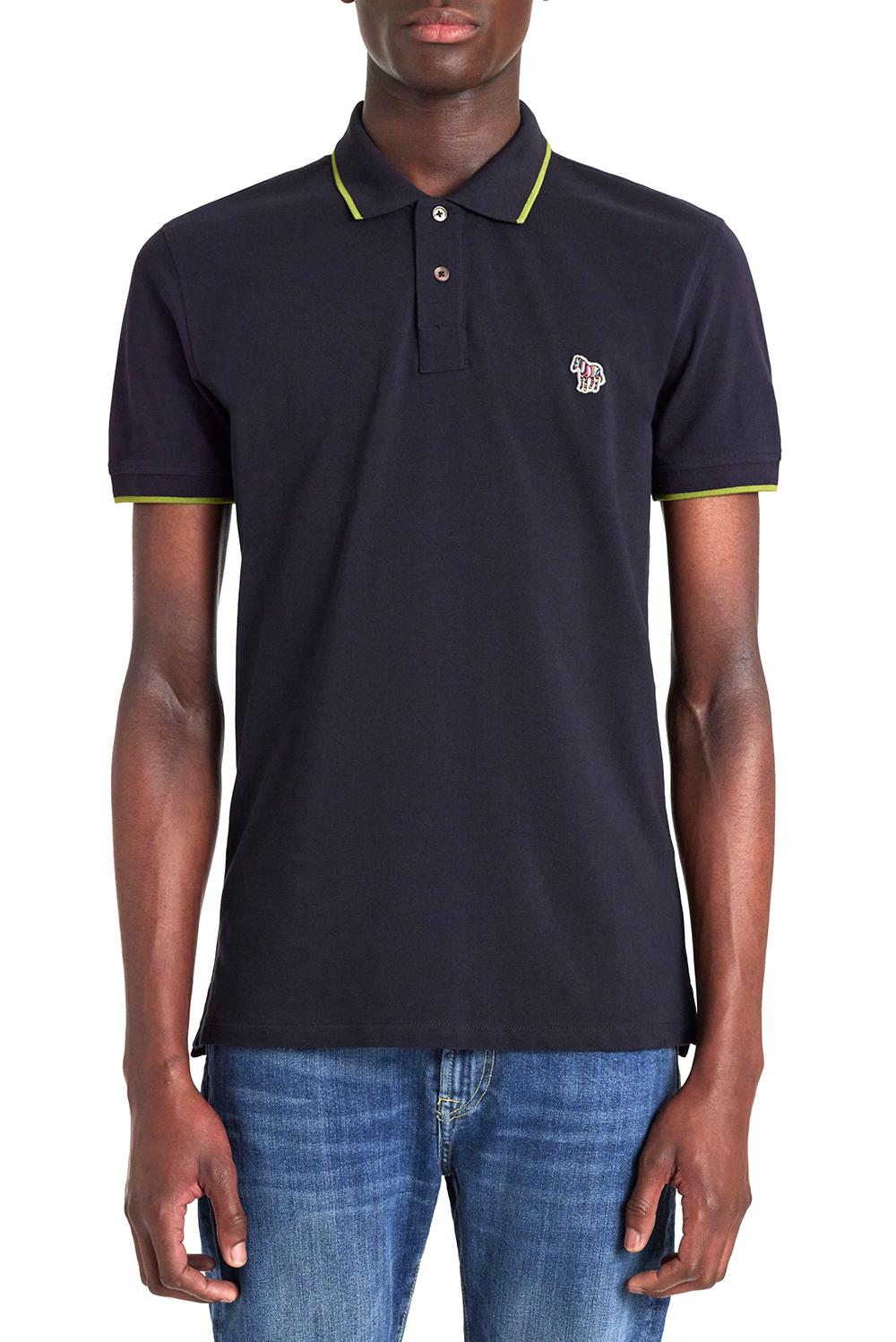  Paul Smith Polo Zebra Navy Uomo - 5