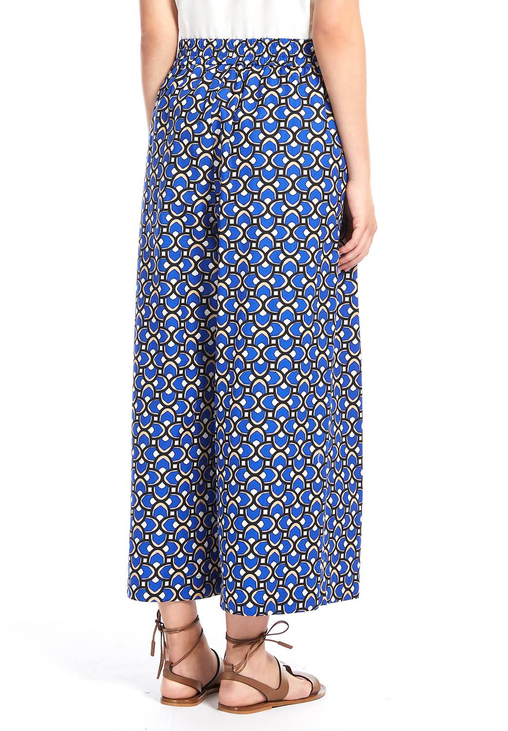  Max Mara Pantalone Virgin Blu Woman - 3