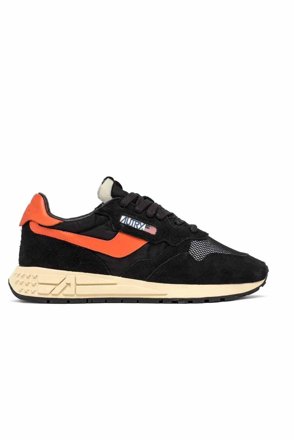  Autry Sneakers Reelwind Black Orange Uomo - 1