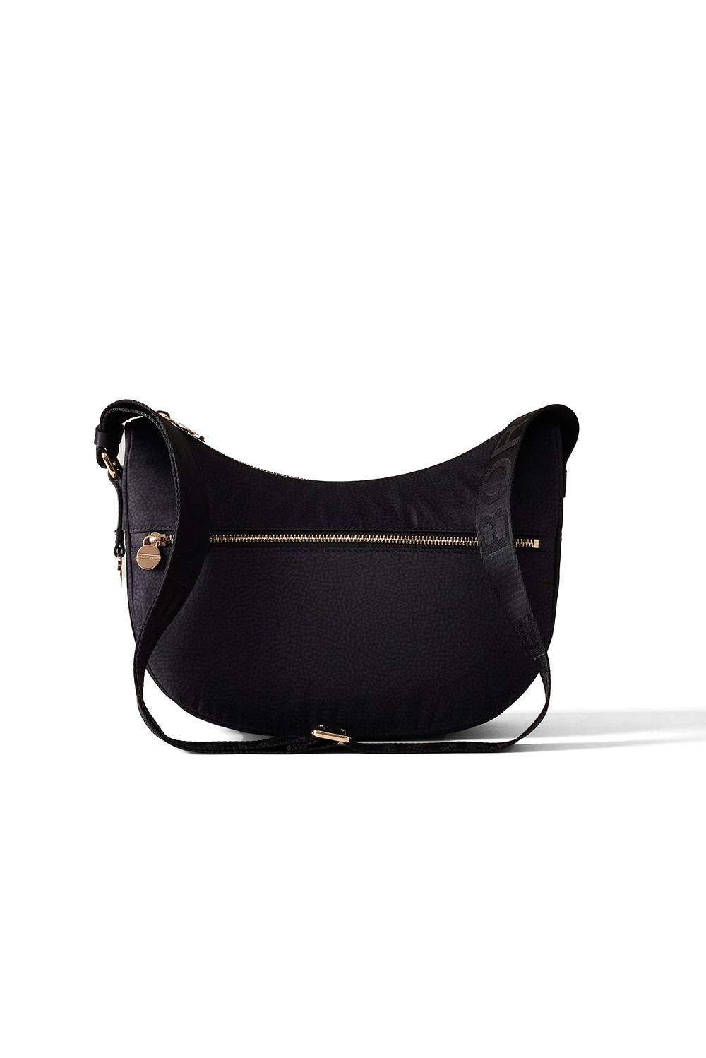  Borbonese Luna Bag Small Nero Woman - 1