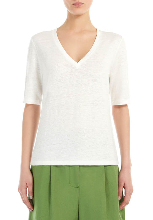 Max Mara T-shirt Lino Opzione